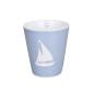 Preview: MUG BOAT SILHOUETTE DUSTY BLUE